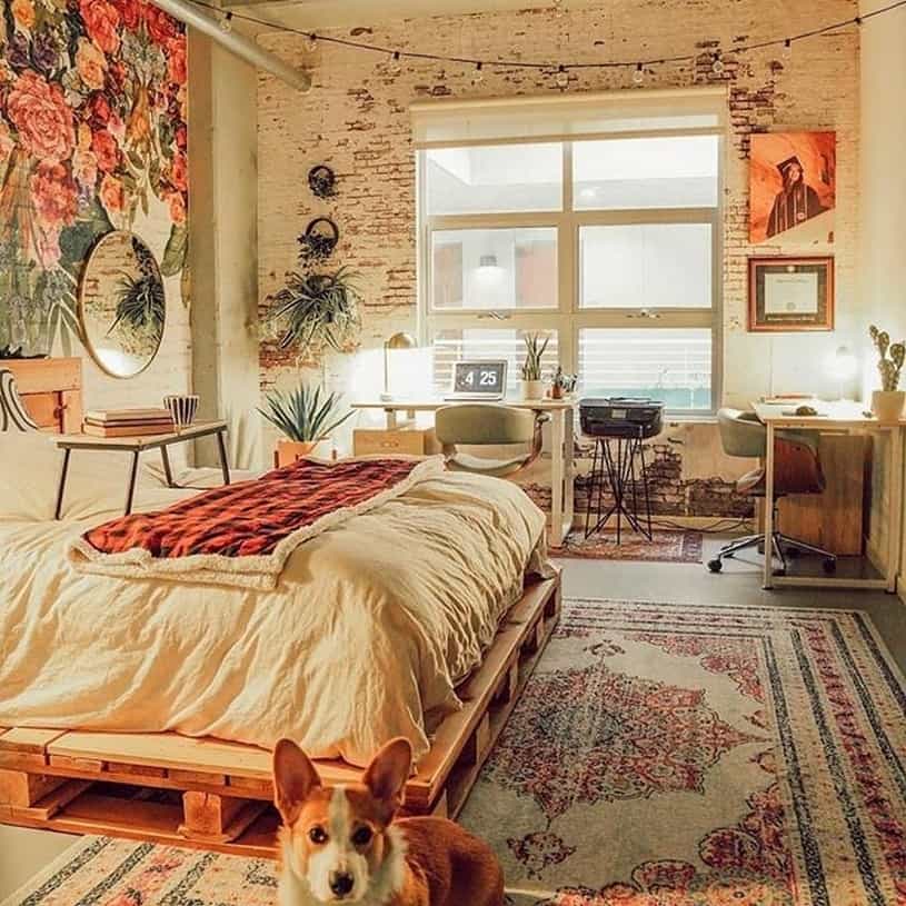 Bohemian Bedroom Office Ideas