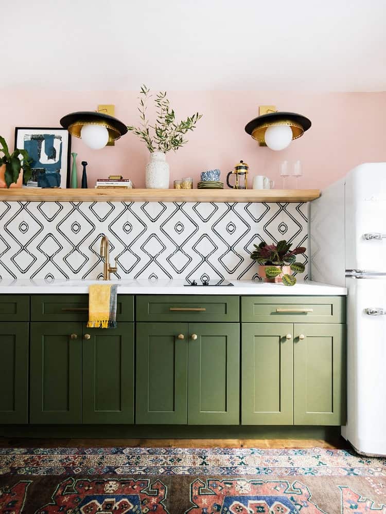 bold wall kitchen basement