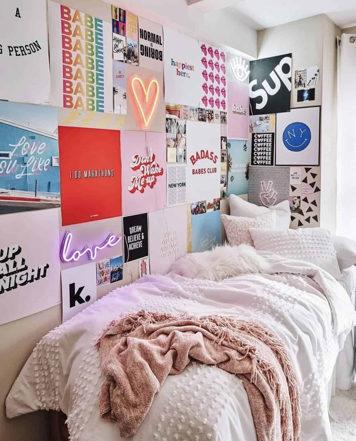 Bright And Colorful Dorm Room Ideas