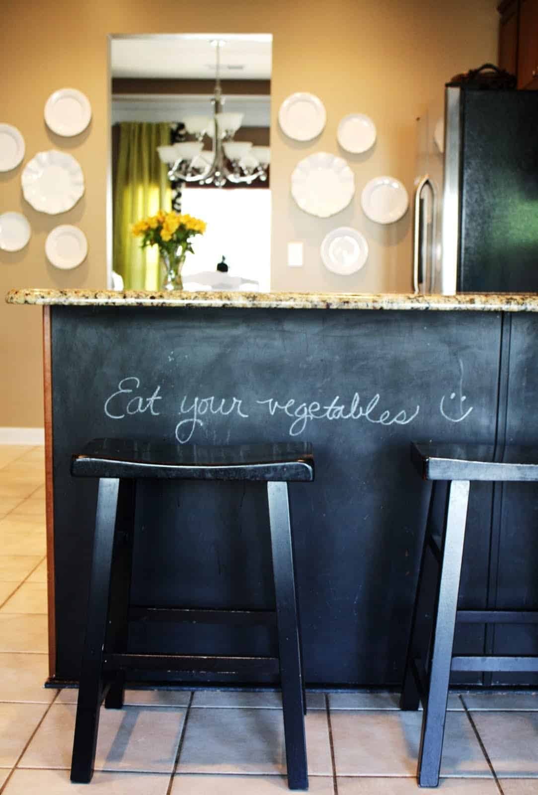 Chalkboard Paint Under The Counter