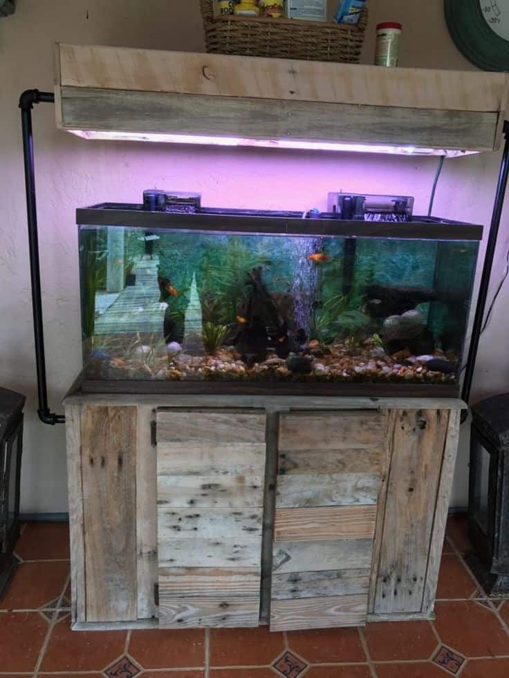 Diy Aquarium Stand Made From Reclaimed Wood