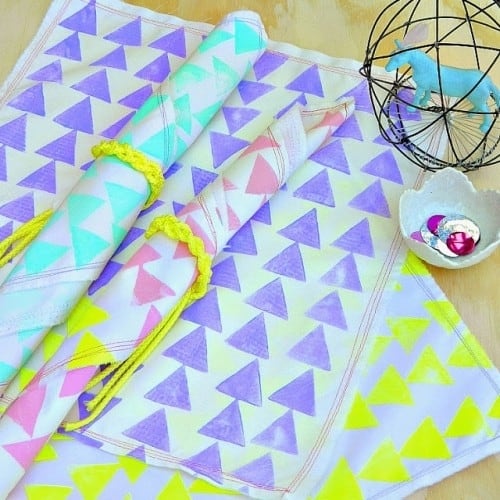Diy Colorful Napkin For This Summer