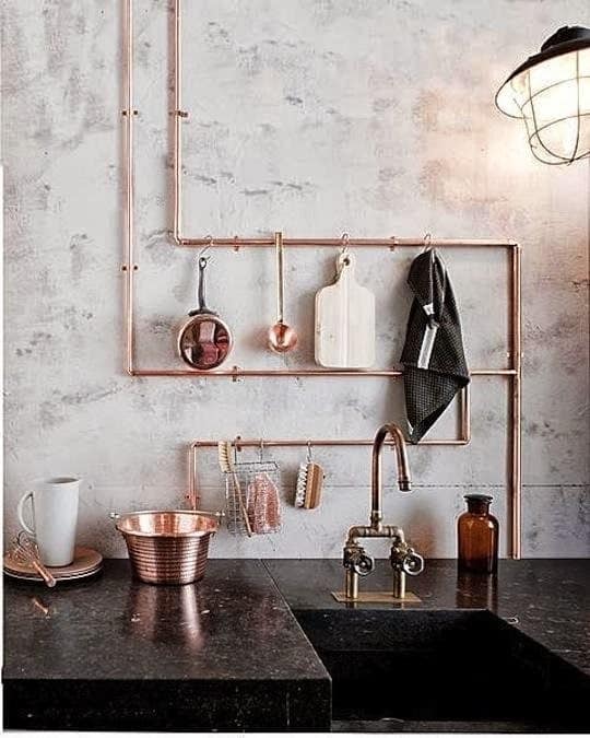 Diy Copper Pot Rack Ideas