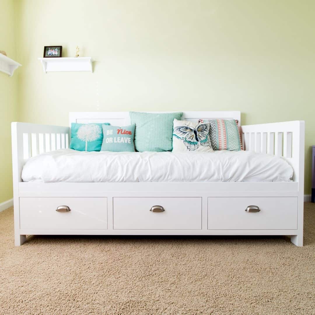 Diy Daybed Plans With Storage