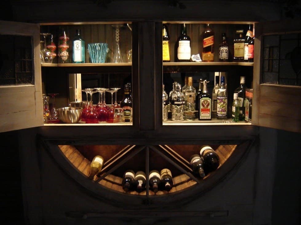 Diy Decorated Liquor Cabinet Plans
