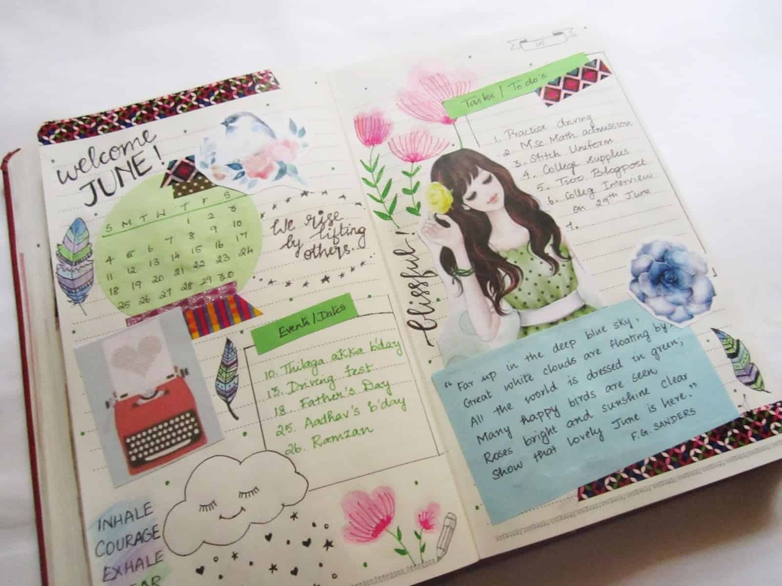 Diy Doodle Filled Diary For You Or Your Kids