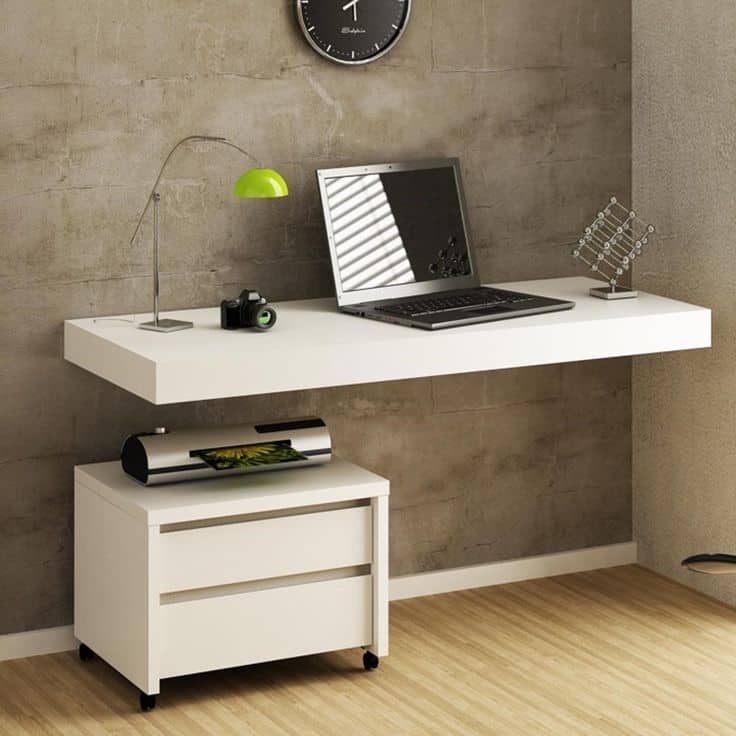 Diy Floating Desk Home Office