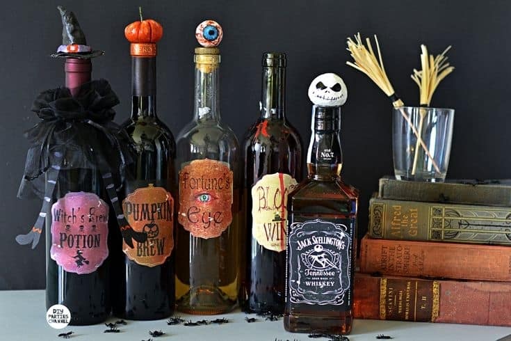 Diy Halloween Apothecary Potion Bottles Crafts Decor Jack