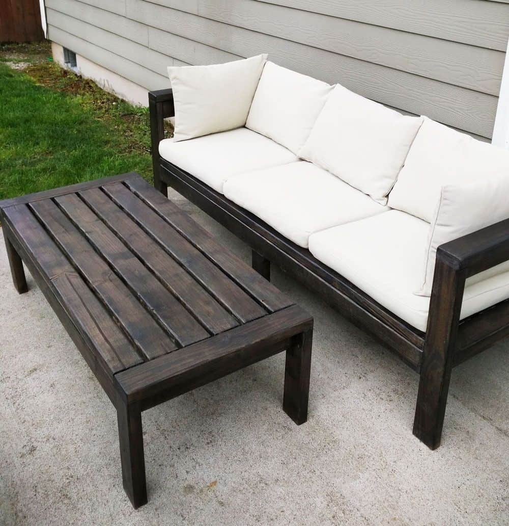 Diy Outdoor Sofa Plans For Small Spaces