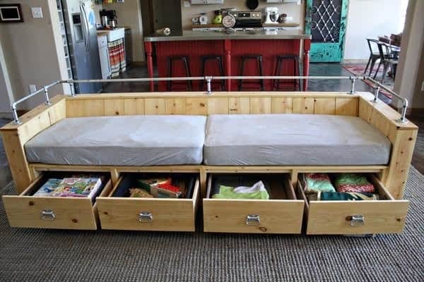 Diy Outdoor Sofa Plans With Storage