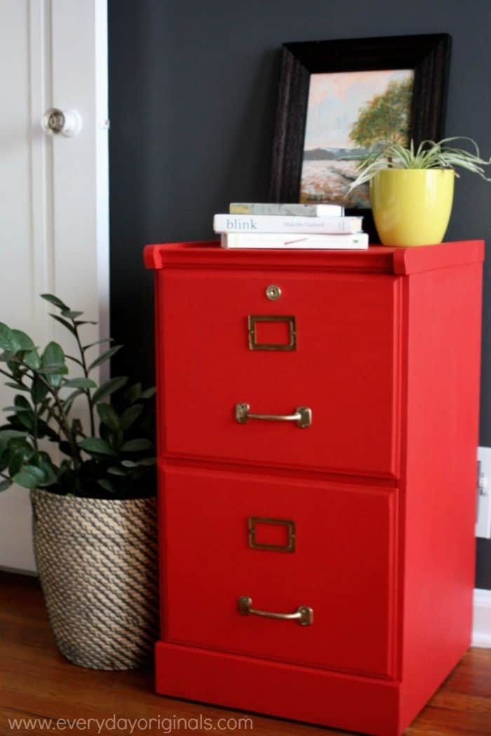 Diy Painted File Cabinet