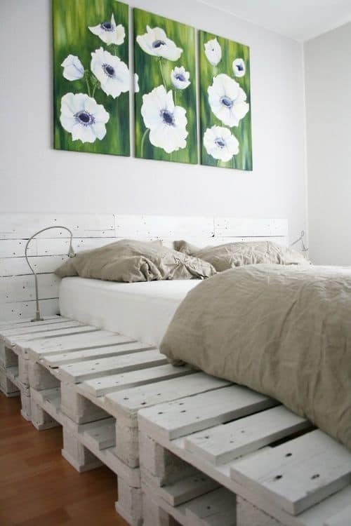 Diy Painted Pallet Beds