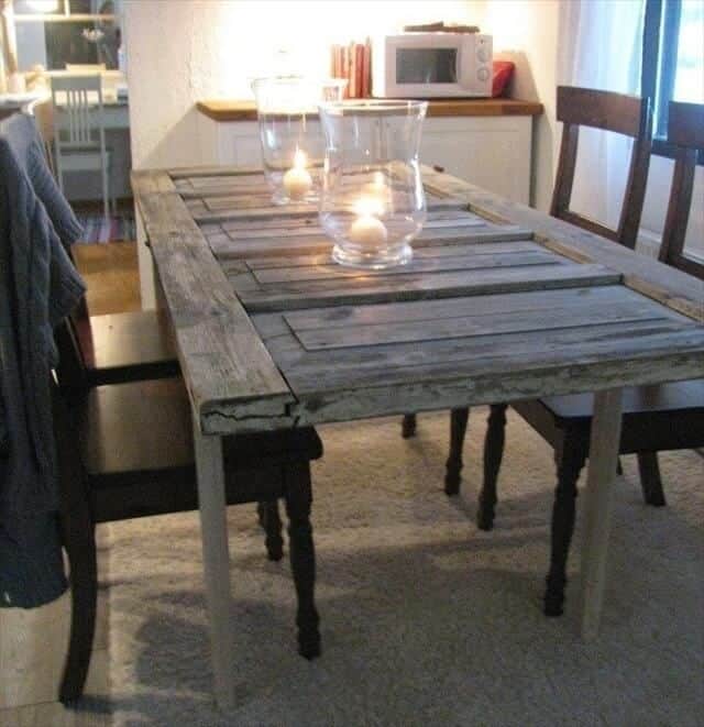 Diy Rustic Kitchen Table