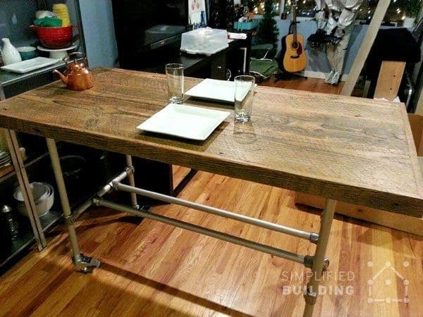 Diy Rustic Pipe Desk
