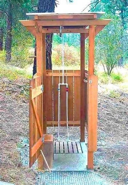 Diy Small Outdoor Shower Plans