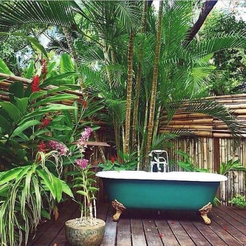 Diy Tropical Outdoor Shower Plans
