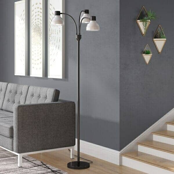 Ebern Designs Campanella 3-Arm Tree Floor Lamp
