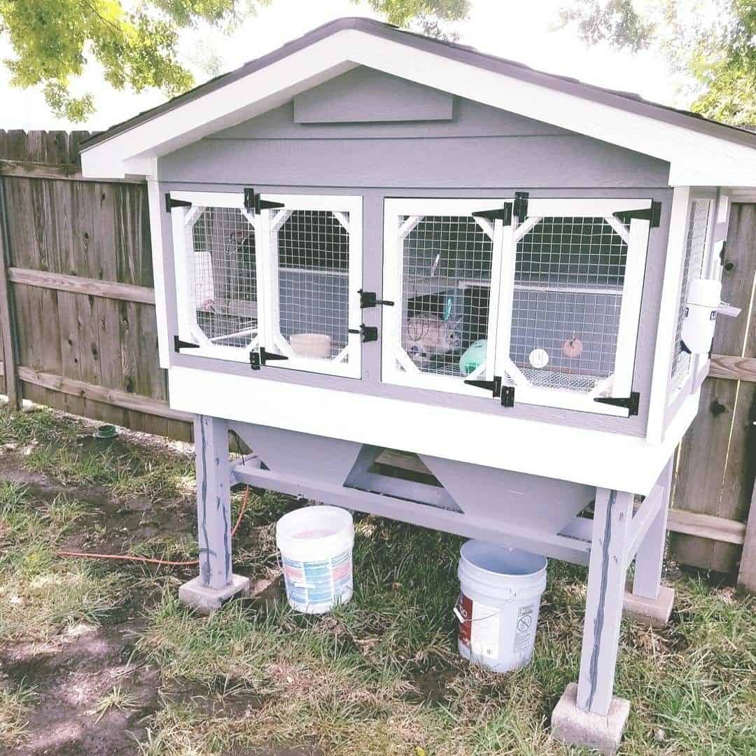 Farmhouse Diy Rabbit Hutch Plans