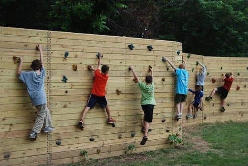 DIY Rock Climbing Wall