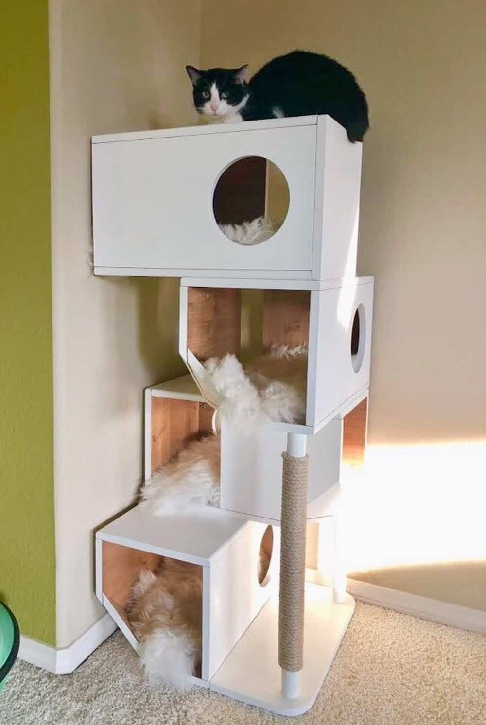 DIY Cat Tree House