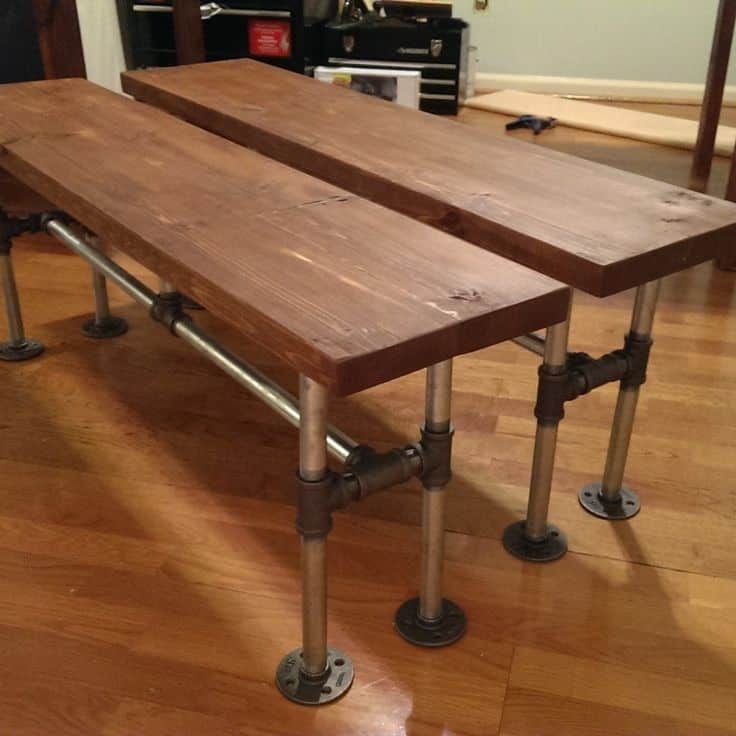 Galvanized Steel Pipe Desk