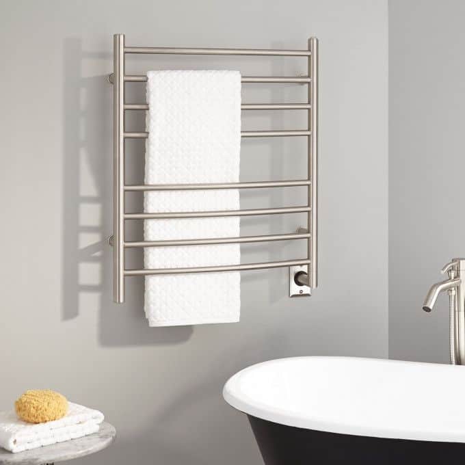 Guest Bathroom Towel Rack