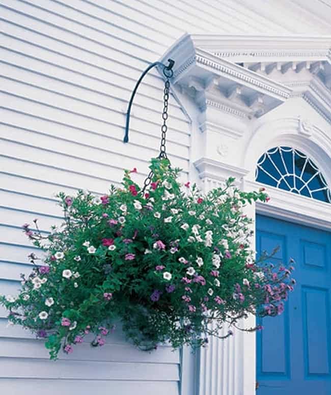 Hanging Front Door Flower Pots Ideas