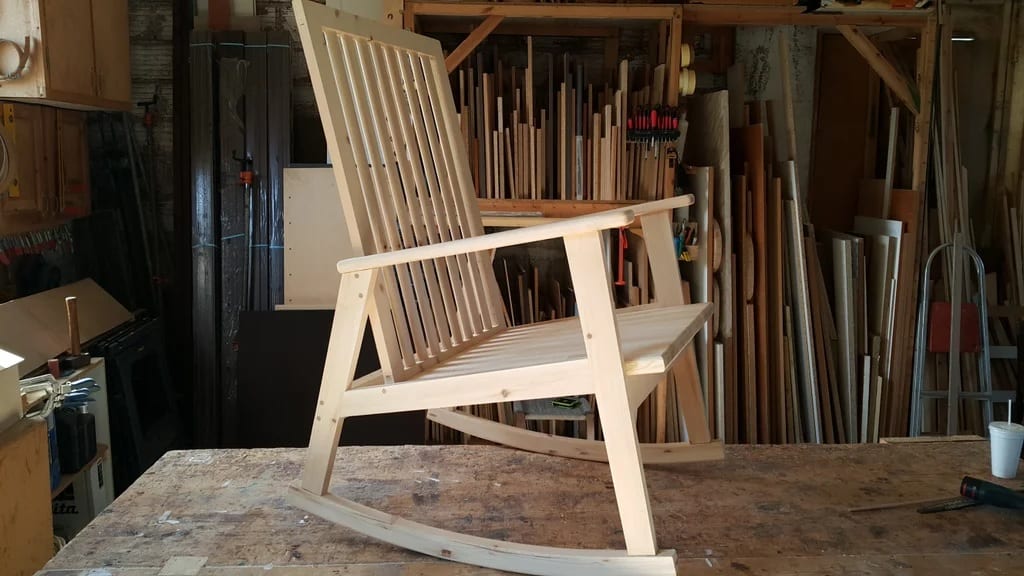 homemade Simple Rocking Chair