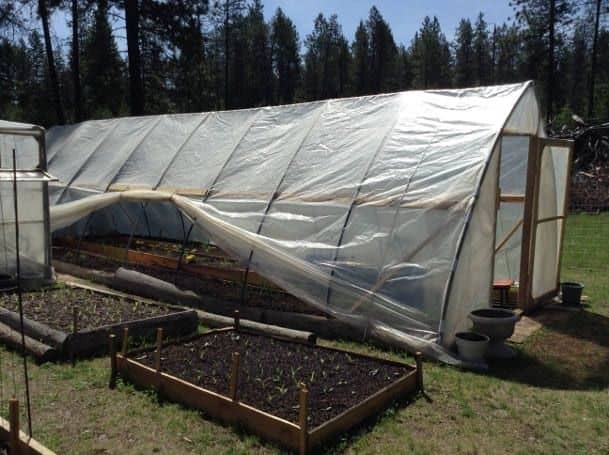 How To Build A Hoop House Style Greenhouse On A Tight