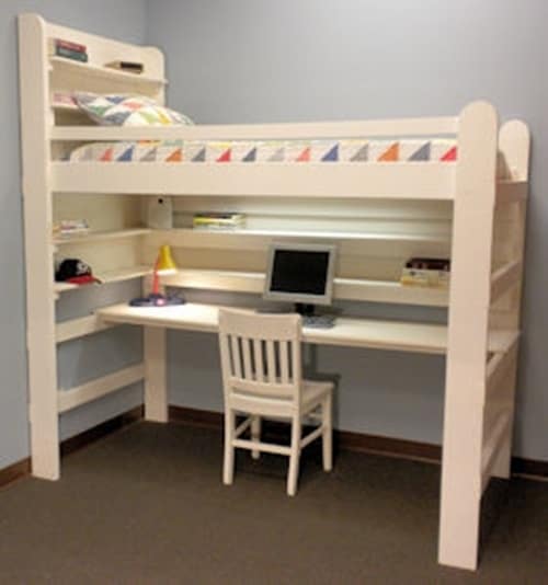 How To Make A Loft Bed With A Desk