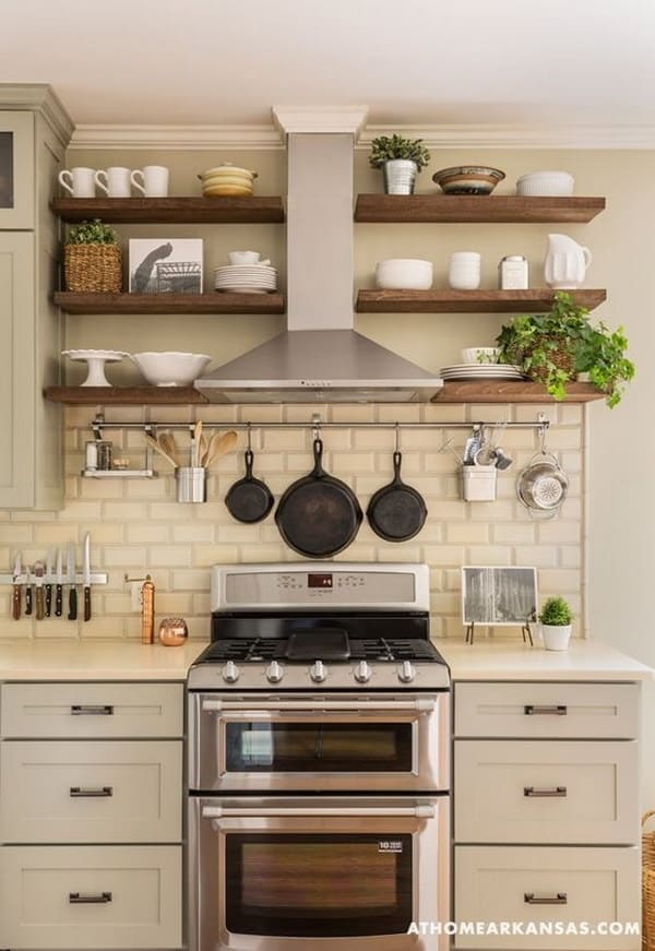 Install A Pot Rack Over Your Stovetop