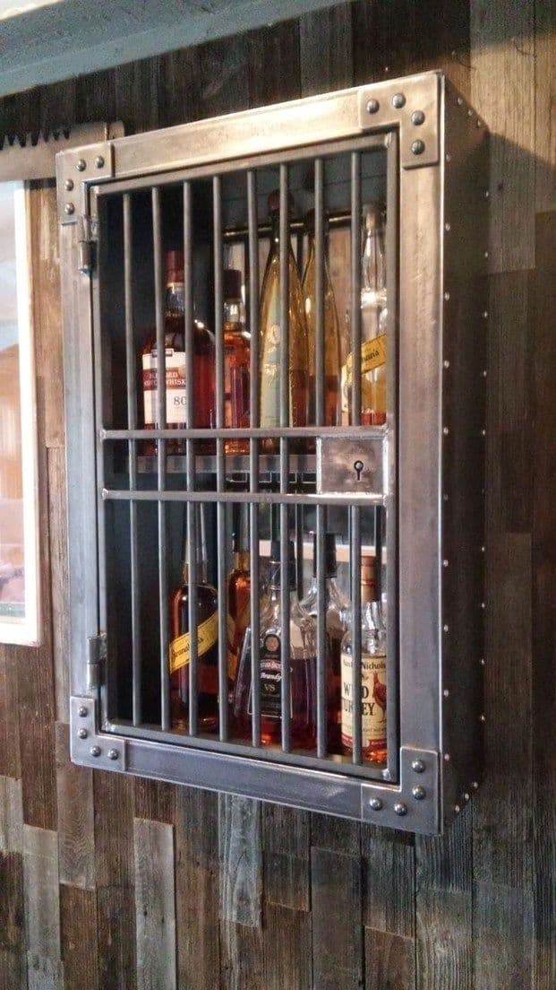 Locked Liquor Cabinet Plans