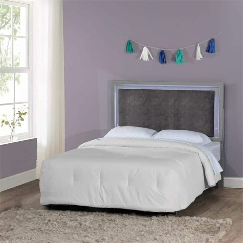 Lyndon Lane Upholstered Panel Headboard With Led Lights