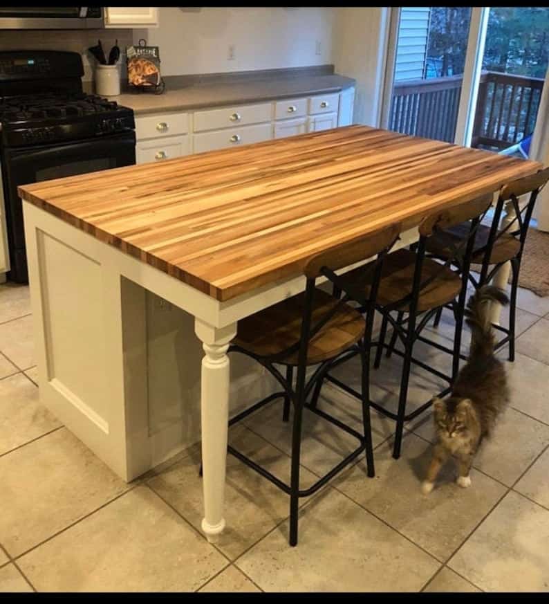 Make Your Own Butcher Block Countertop For Diy Kitchen Island