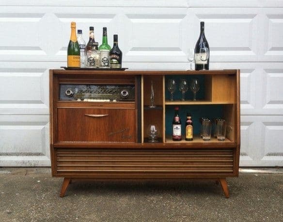 Mid-Century Modern Liquor Cabinet