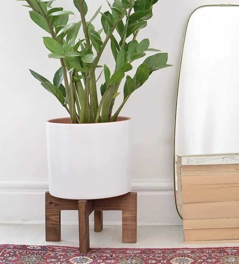 minimalist plant stand