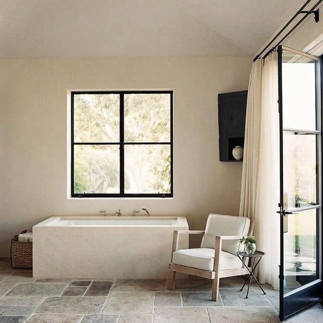 Minimalist Rustic Bathroom