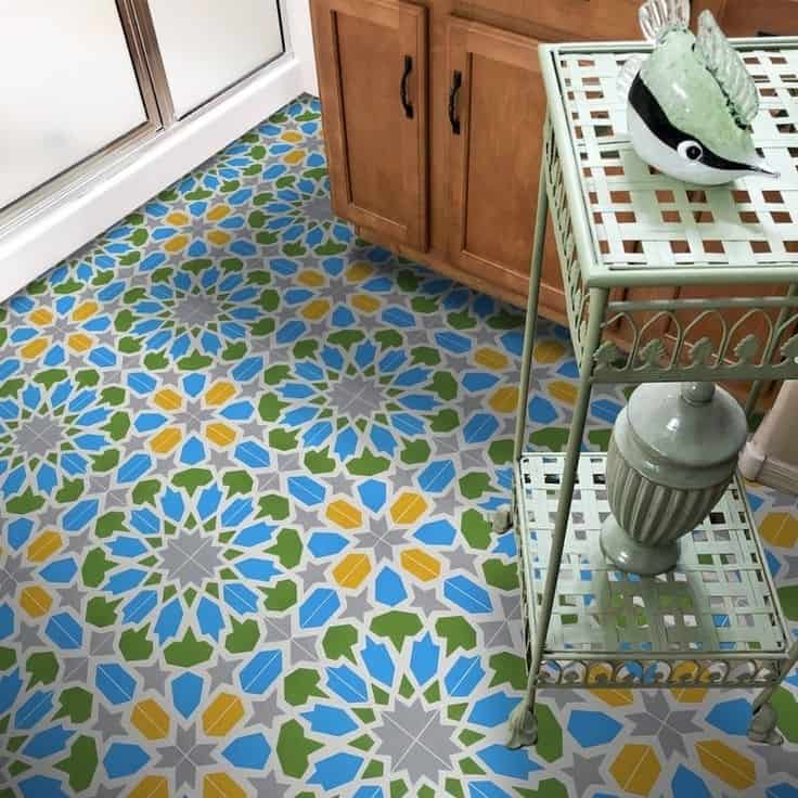 Moroccan Bathroom Floor Tile Ideas