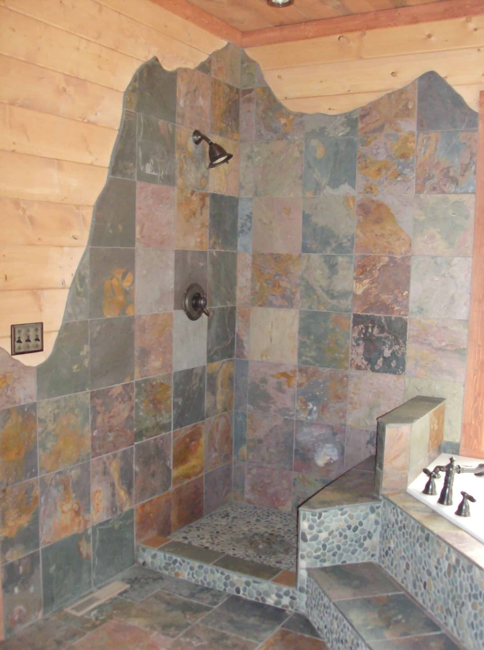 Natural Shower Tile Ideas