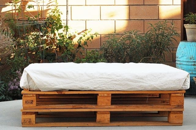 Pallet Bench With Cushions