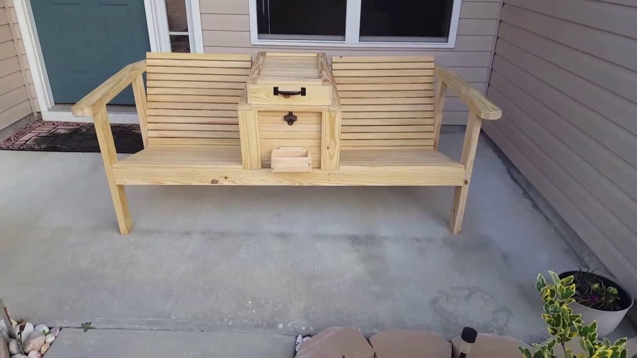 Patio Cooler Bench