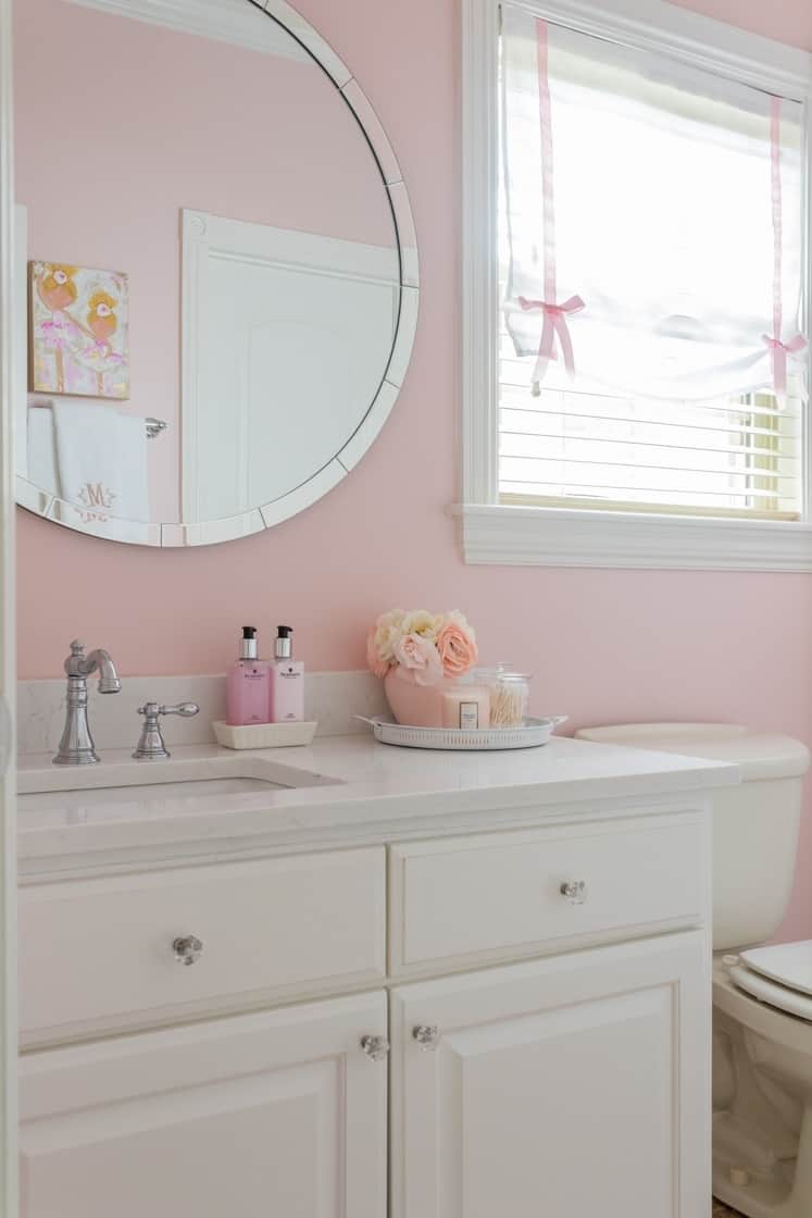 Pink Kids Bathroom Idea
