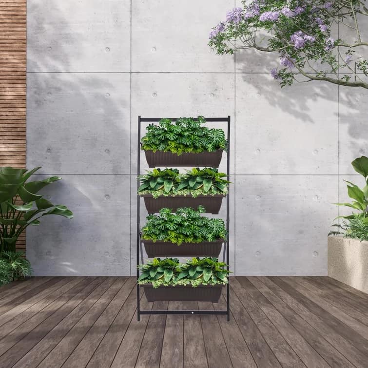 plastic plant stand container