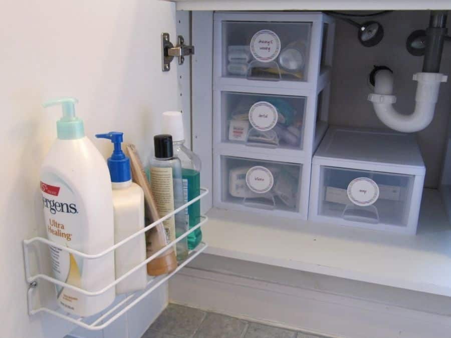 Plastic Small Bathroom Storage Ideas