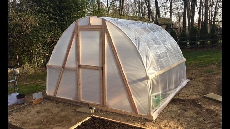 Pvc Hoop House Polytunnel Garden Homemade
