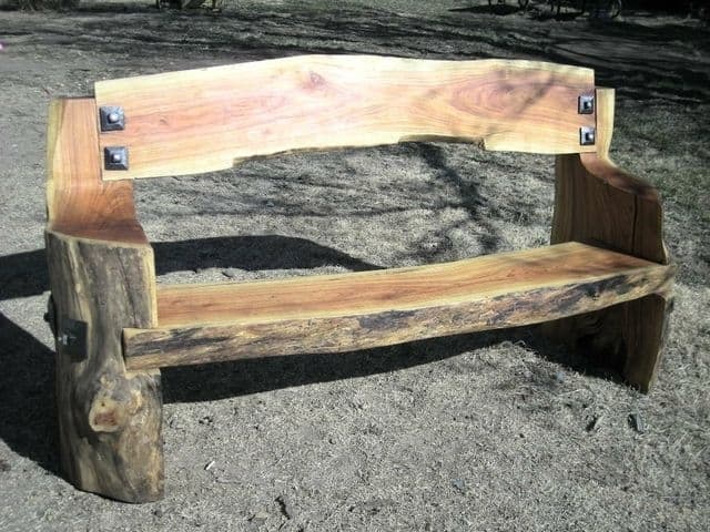 Rustic Log Seating