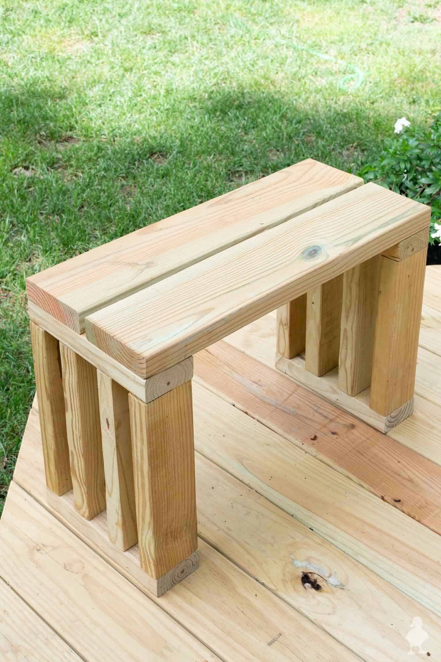 Scrap Wood Outdoor Bench Seat | Diy Garden Bench Plans • Ugly Duckling
