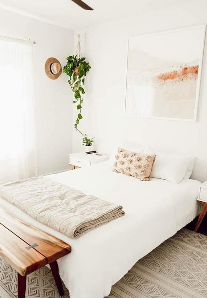 Simple Bohemian Bedroom 