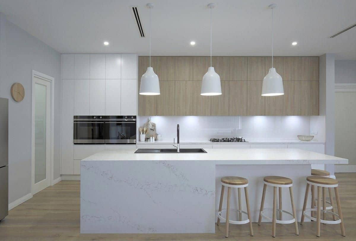 Simple Recessed The Best Kitchen Island Lighting Ideas