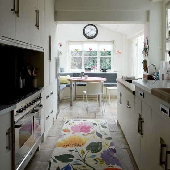 Smalls Eat In Kitchen Ideas With The Colorful Rug